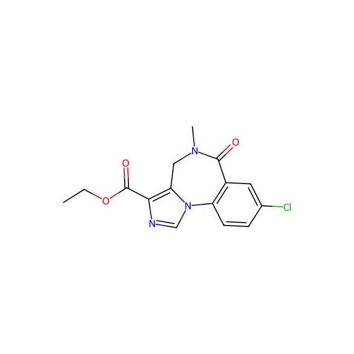 Ethyl 8-chloro-5,6-dihydro-5-methyl-6-oxo-4H-imidazo(1,5-a)(1,4)benzodiazepine-3-carboxylate