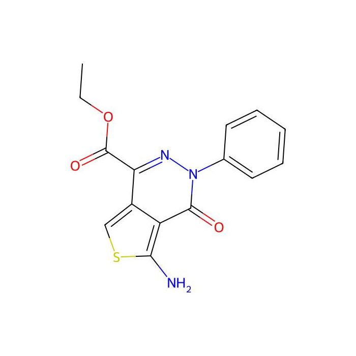 Ethyl 5-amino-4-oxo-3-phenyl-3,4-dihydrothieno[3,4-d]pyridazine-1-carboxylate