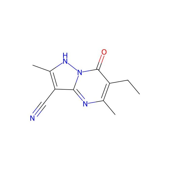 6-ethyl-2,5-dimethyl-7-oxo-1H-pyrazolo[1,5-a]pyrimidine-3-carbonitrile