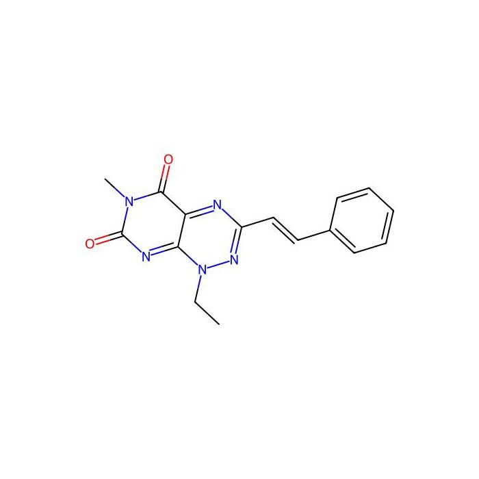 1-ethyl-6-methyl-3-[(E)-2-phenylethenyl]pyrimido[5,4-e][1,2,4]triazine-5,7-dione