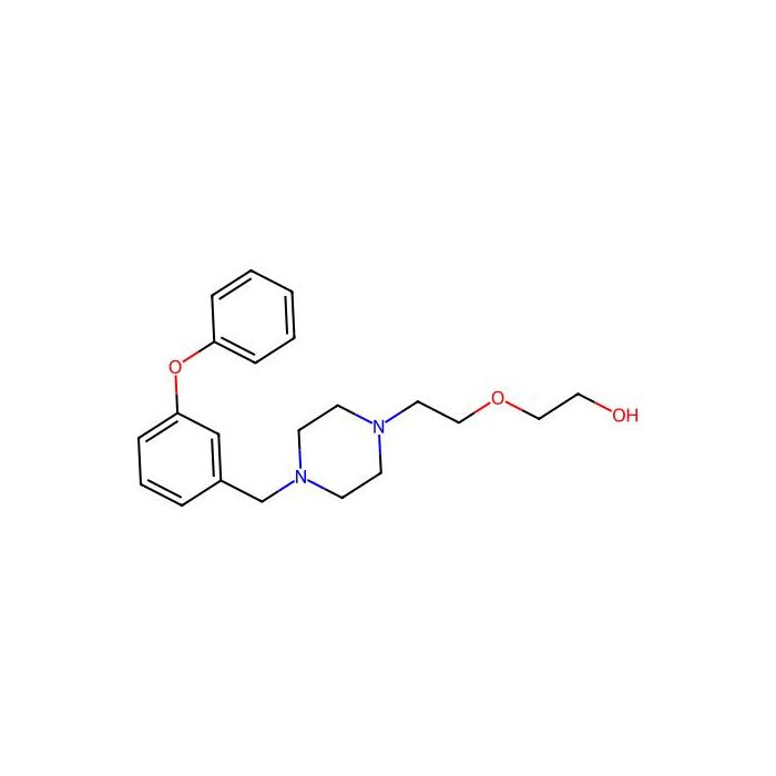Ethanol, 2-[2-[4-[(3-phenoxyphenyl)methyl]-1-piperazinyl]ethoxy]-