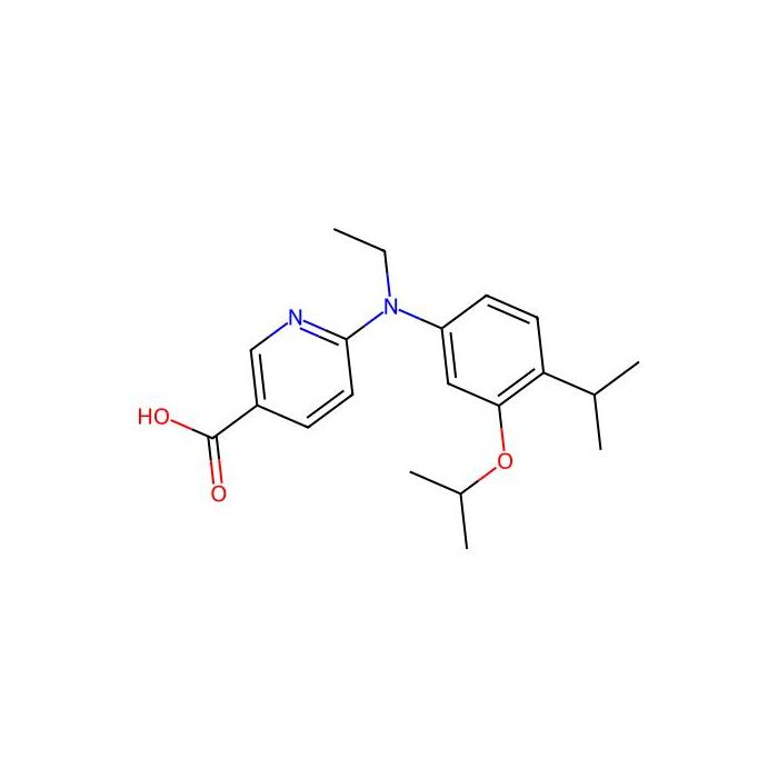 6-{ethyl[4-(propan-2-yl)-3-(propan-2-yloxy)phenyl]amino}pyridine-3-carboxylic acid