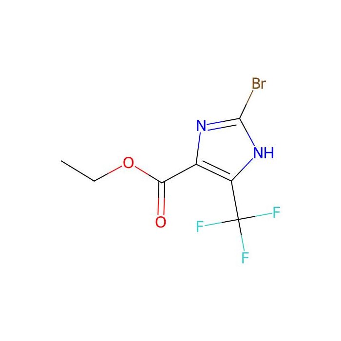 ethyl 2-bromo-5-(trifluoromethyl)-1H-imidazole-4-carboxylate