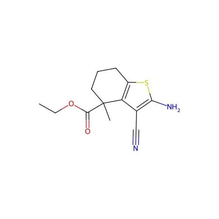 ethyl 2-amino-3-cyano-4-methyl-6,7-dihydro-5H-benzothiophene-4-carboxylate