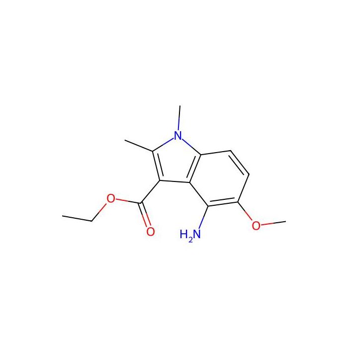 Ethyl 4-amino-5-methoxy-1，2-dimethyl-1H-indole-3-carboxylate
