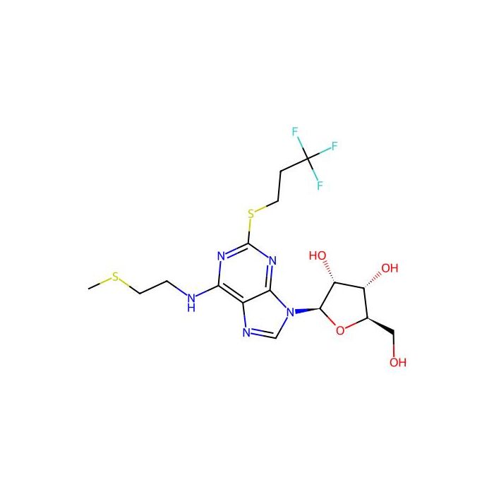 (2R，3S，4R，5R)-2-(羟甲基)-5-(6-((2-(甲硫基)乙基)氨基)-2-((3，3，3-三氟丙基)硫代)-9H-嘌呤-9-基)四氢呋喃-3，4-二醇