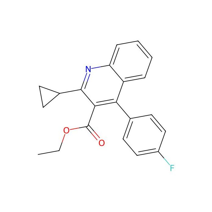 2-环丙基-4-(4-氟苯基)-喹啉-3-羧酸乙酯