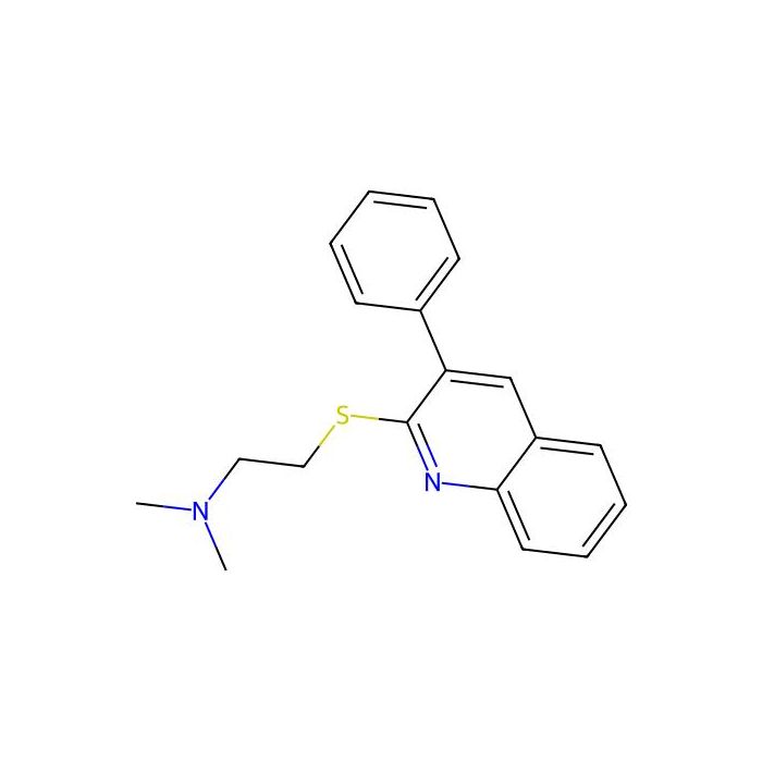 N，N-二甲基-2-[(3-苯基-2-喹啉基)硫代]-乙胺