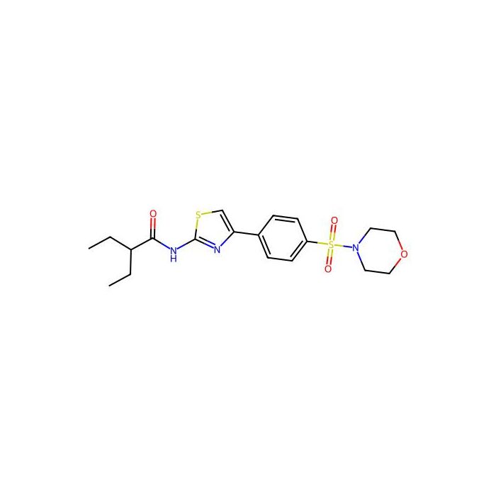 2-ethyl-N-[4-(4-morpholin-4-ylsulfonylphenyl)-1,3-thiazol-2-yl]butanamide