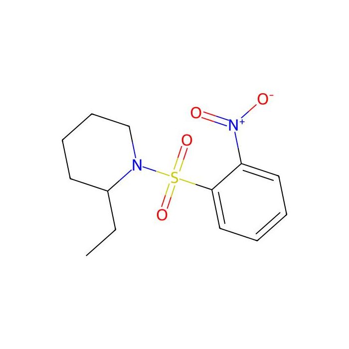 2-Ethyl-1-[(2-nitrophenyl)sulfonyl]piperidine