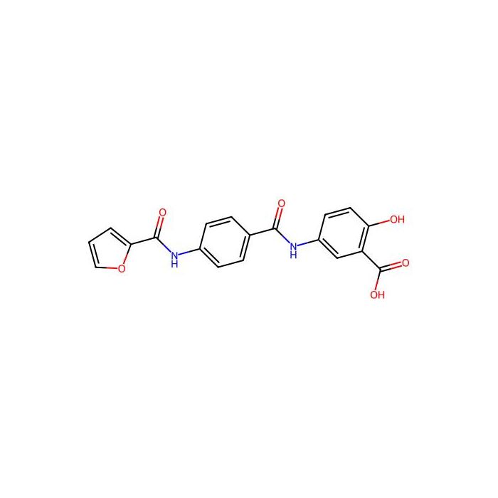 5-[4-(Furan-2-amido)benzamido]-2-hydroxybenzoic acid