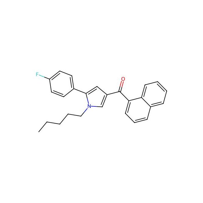 (5-(4-fluorophenyl)-1-pentyl-1H-pyrrol-3-yl)(naphthalen-1-yl)methanone