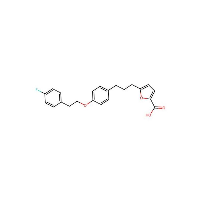 5-(3-(4-(2-(4-Fluorophenyl)ethoxy)phenyl)propyl)furan-2-carboxylic acid