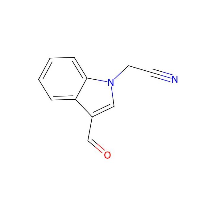(3-formyl-1H-indol-1-yl)acetonitrile