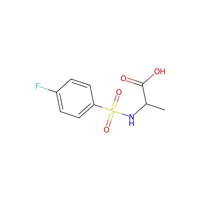 2-{[(4-Fluorophenyl)sulfonyl]amino}propanoic acid