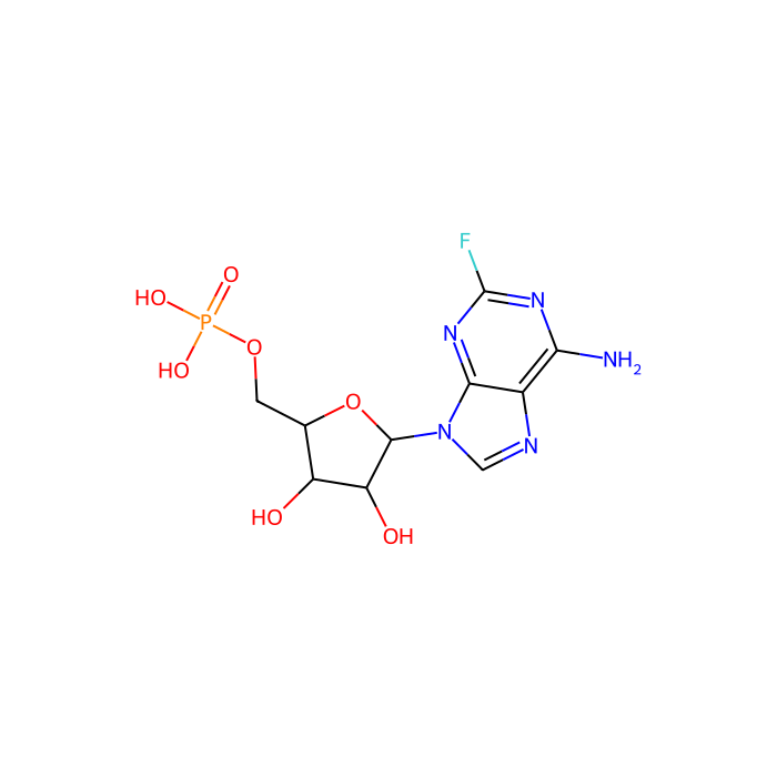 单磷酸氟达拉滨, 核糖核苷-二磷酸还原酶 RR1 抑制剂