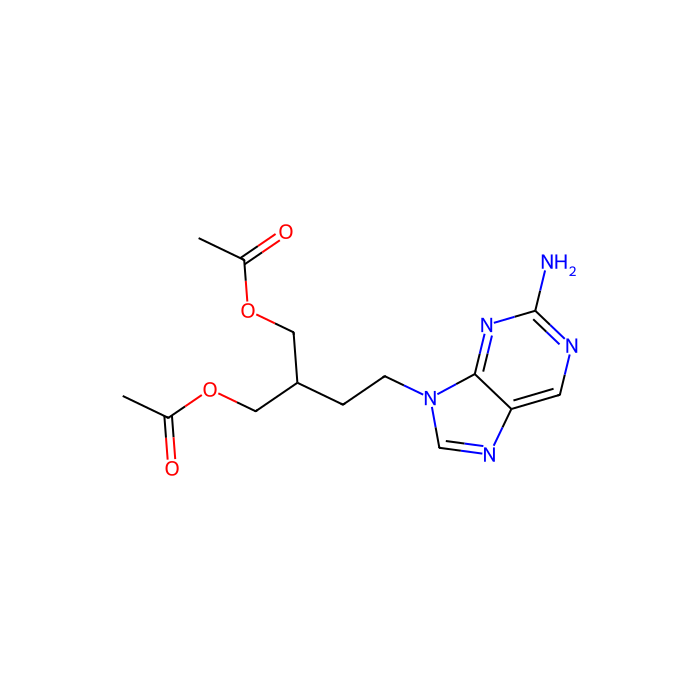 泛昔洛韦, 人类疱疹病毒 1 DNA 聚合酶抑制剂