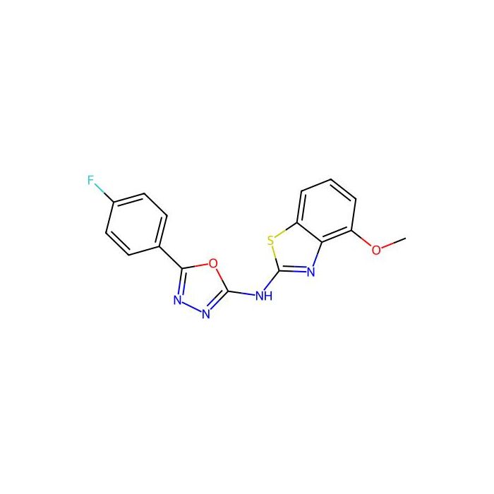 5-(4-fluorophenyl)-N-(4-methoxy-1,3-benzothiazol-2-yl)-1,3,4-oxadiazol-2-amine