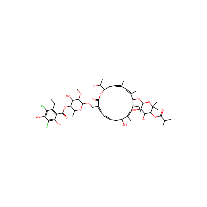 非达霉素, DNA 定向 RNA 聚合酶抑制剂
