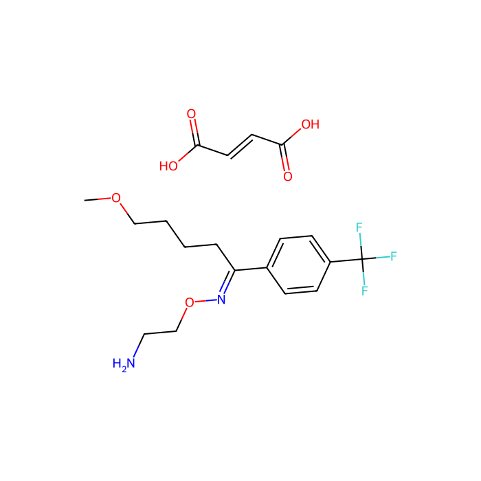 马来酸氟伏沙明, 羟色胺转运体抑制剂