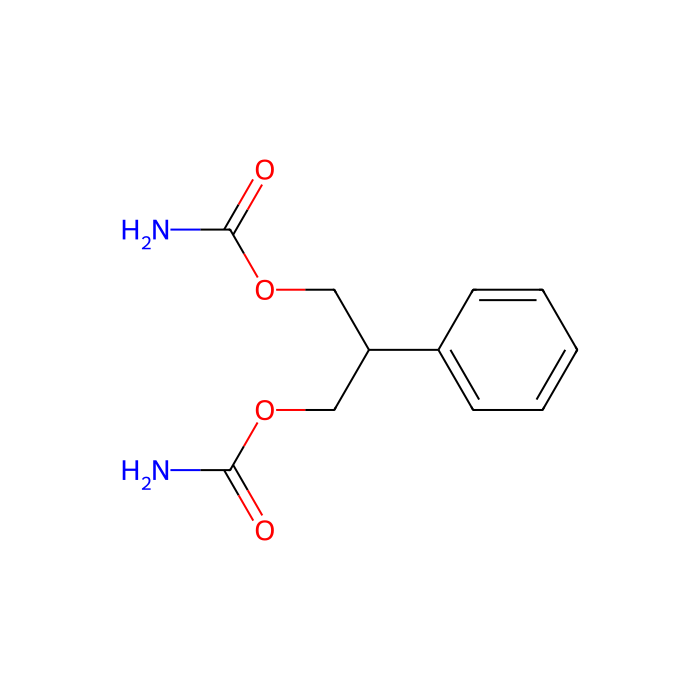 非氨酯, 谷氨酸 [NMDA] 受体拮抗剂