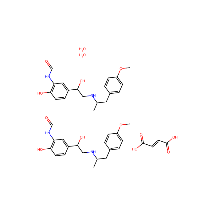 富马酸福莫特罗二水合物, β-2 肾上腺素能受体激动剂