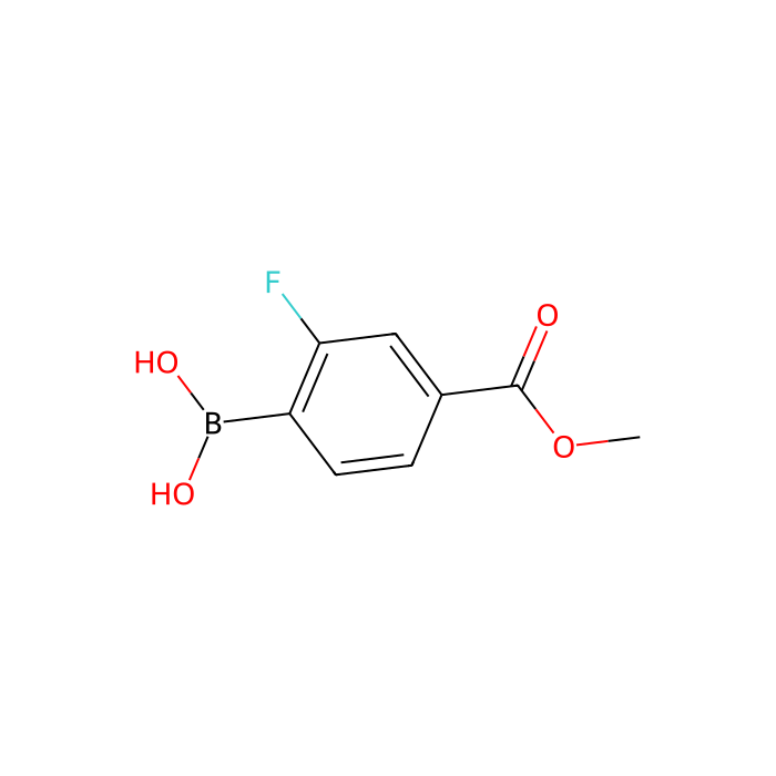 2-氟-4-(甲氧基羰基)苯硼酸 (含有数量不等的酸酐)