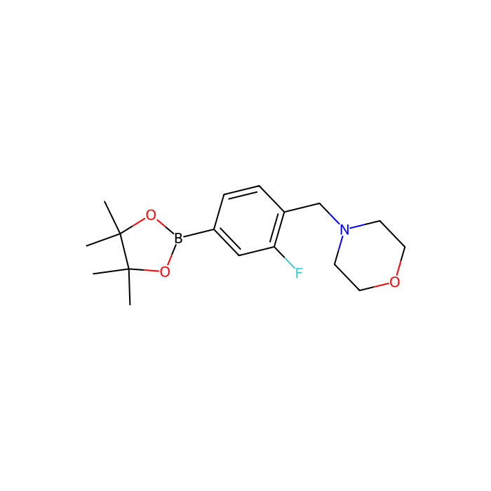 3-氟-4-( N -吗啉代甲基)苯基硼酸,频哪醇酯