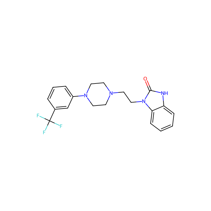 氟班色林, 5-HT 1A 受体的激动剂；5-HT 2A 受体的拮抗剂
