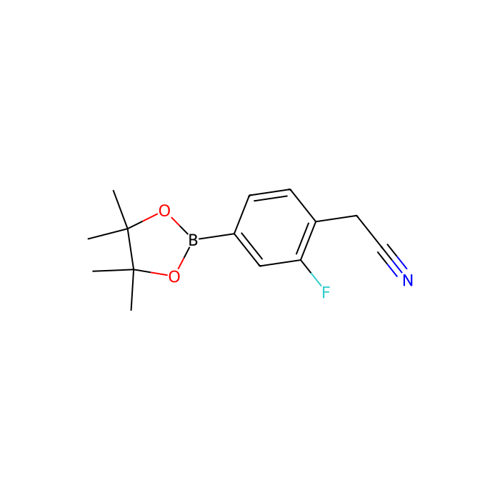 2-(2-氟-4-(4,4,5,5-四甲基-1,3,2-二氧杂硼烷-2-基)苯基)乙腈