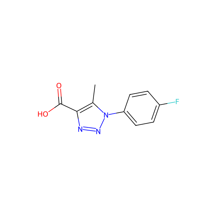 1-(4-氟苯基)-5-甲基-1H-[1,2,3]三唑-4-羧酸