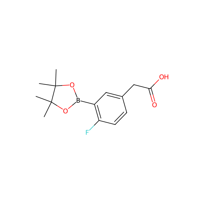 2-(4-氟-3-(4,4,5,5-四甲基-1,3,2-二氧硼戊烷-2-基)苯基)乙酸