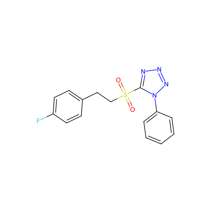 5-(4-氯苯乙基磺酰基)-1-苯基-1H-四唑