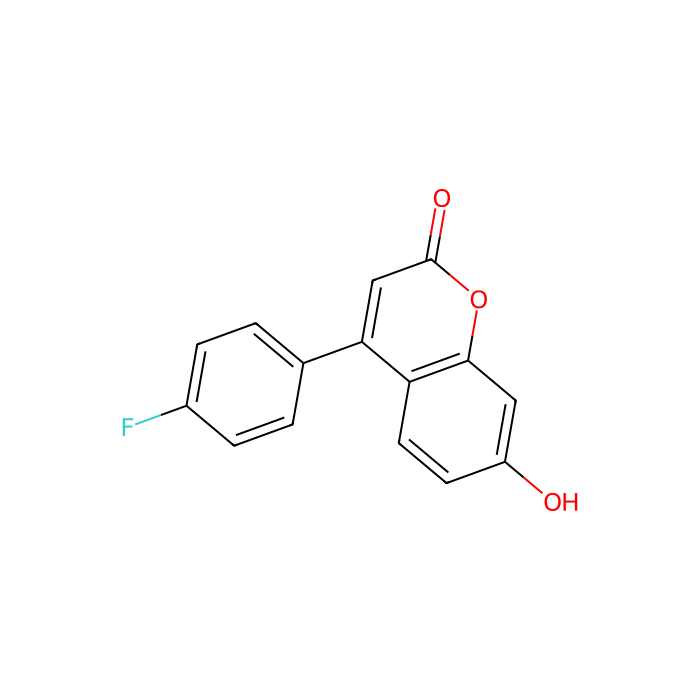 4-(4-氟苯基)-7-羟基-2H-1-苯并吡喃-2-酮