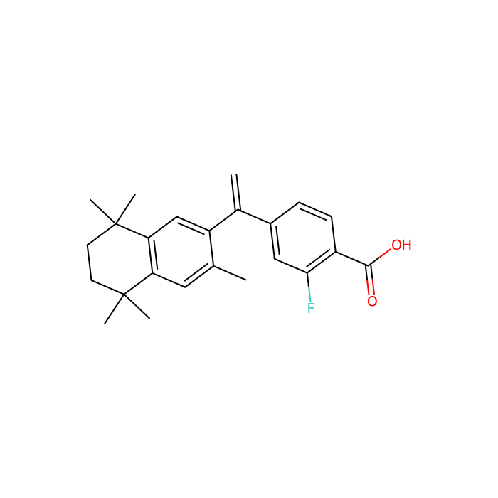 Fluorobexarotene,RXR激动剂, 维甲酸 X 受体-α的激动剂