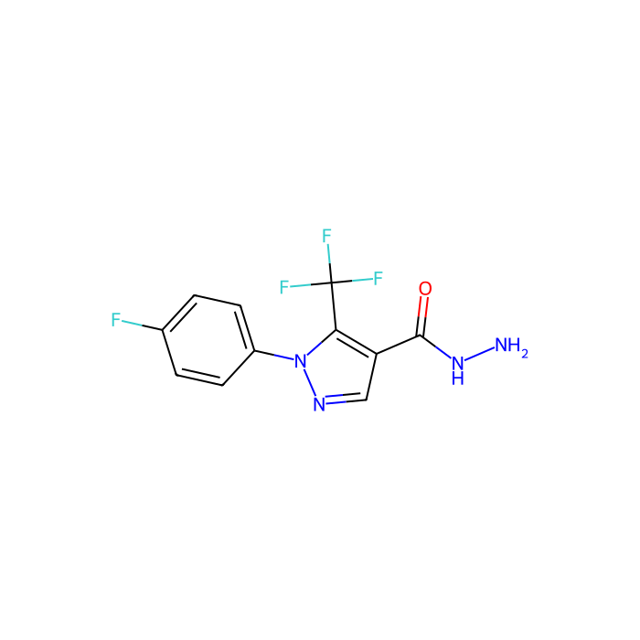 5-(三氟甲基)-1-(4-氟苯基)-1H-吡唑-4-酰肼