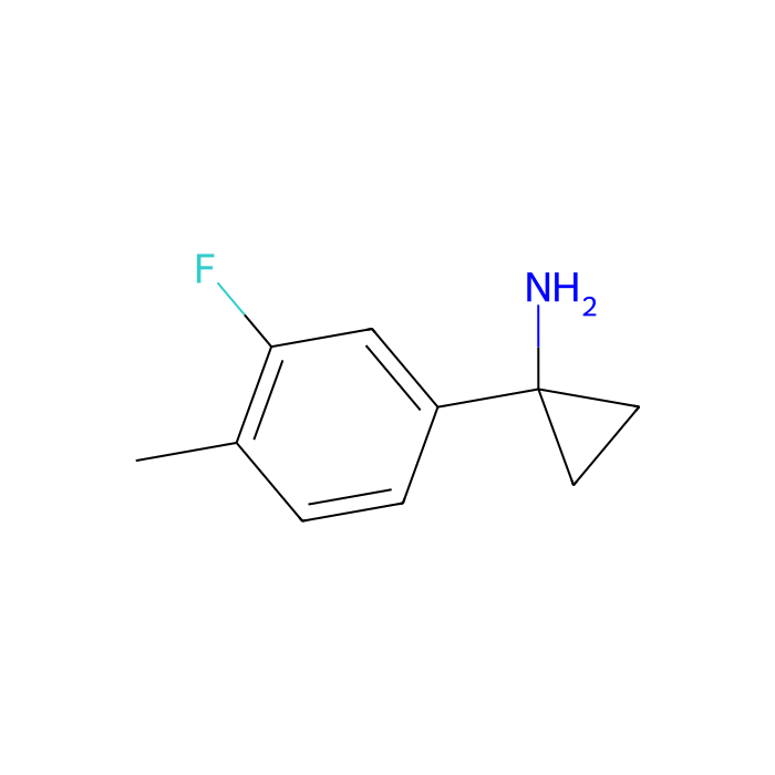 74 1-（3-氟-4-甲基苯基）环丙烷-1-胺盐酸盐