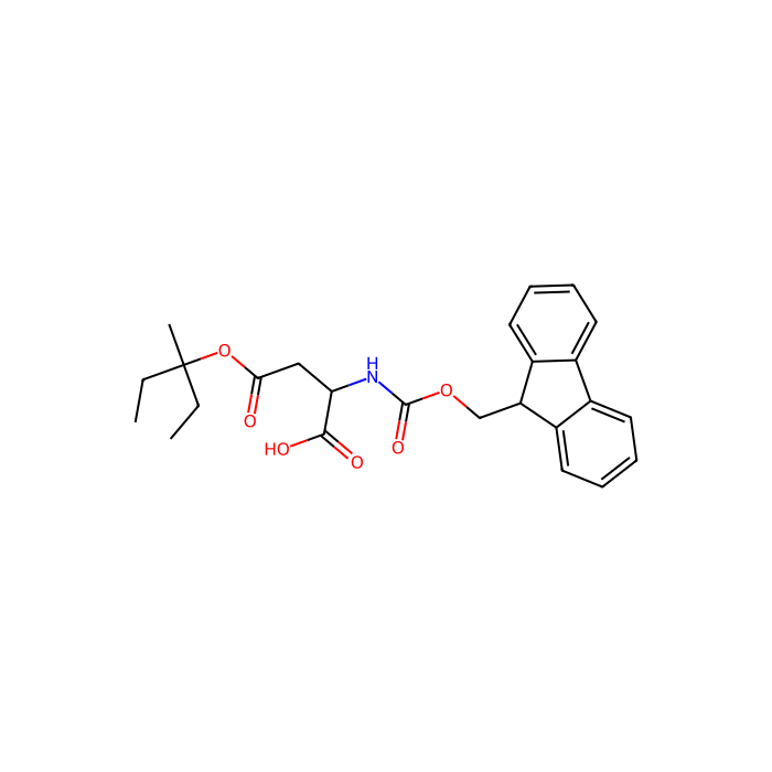 N-[芴甲氧羰基]-L-天冬氨酸 4-(1-乙基-1-甲基丙基)酯