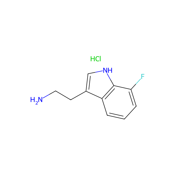 2-(7-氟-1H-吲哚-3-基)乙胺盐酸盐
