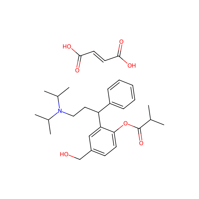 Fesoterodine Fumarate, 肌卡因乙酰胆碱受体 M3 拮抗剂