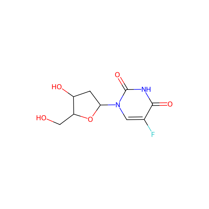 5-氟-2'-脱氧尿苷(FUDR), 胸腺嘧啶酸合成酶抑制剂