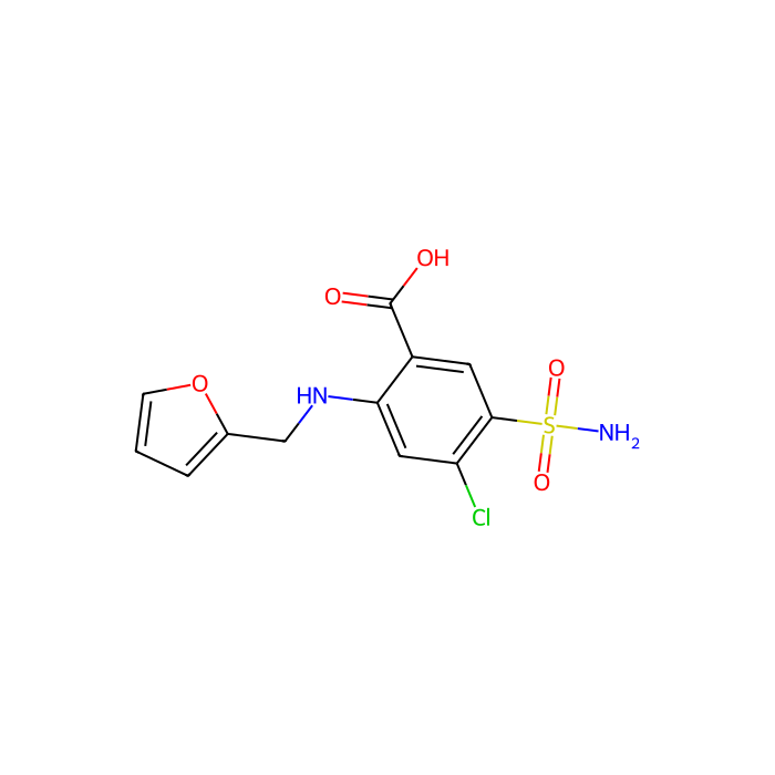 Furosemide (NSC 269420), 盐酸钠（钾）共转运体 2 抑制剂