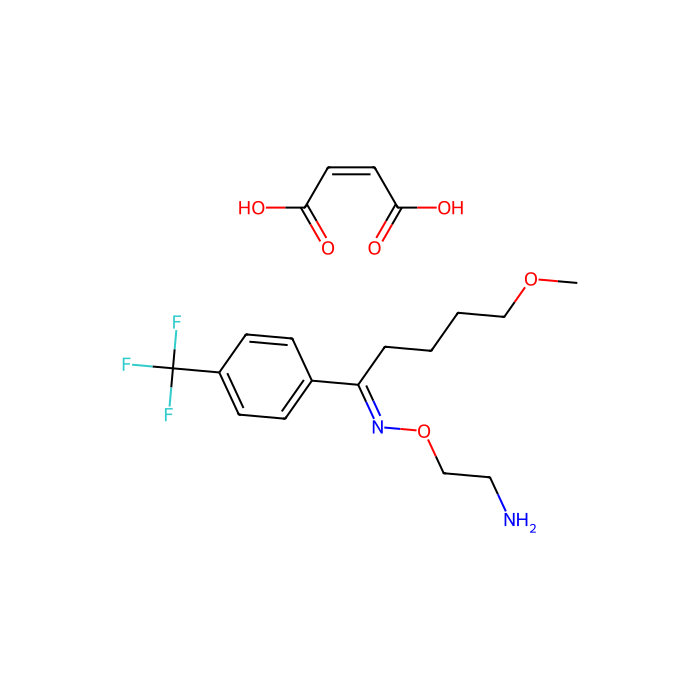 马来酸氟伏沙明, 羟色胺转运体抑制剂