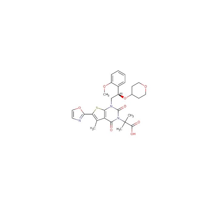 Firsocostat (GS-0976), 乙酰辅酶羧化酶 1 的异构调节剂；乙酰辅酶羧化酶 2 的异构调节剂