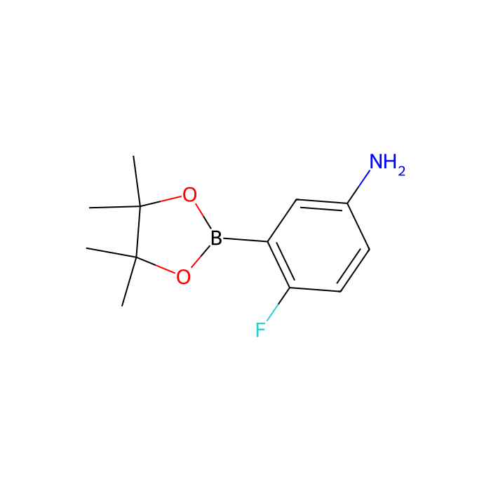 4-氟-3-(4,4,5,5-四甲基-1,3,2-二氧杂硼杂环戊烷-2-基)苯胺