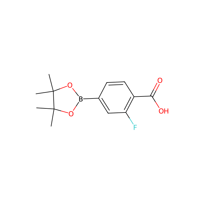 2-氟-4-(4,4,5,5-四甲基-1,3,2-二氧硼杂环戊烷-2-基)苯甲酸