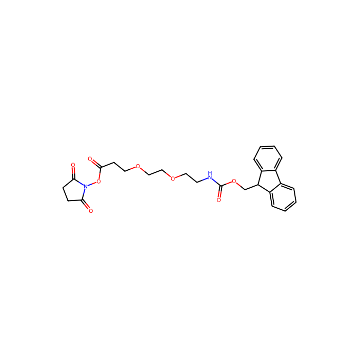 Fmoc-PEG2-琥珀酰亚胺酯