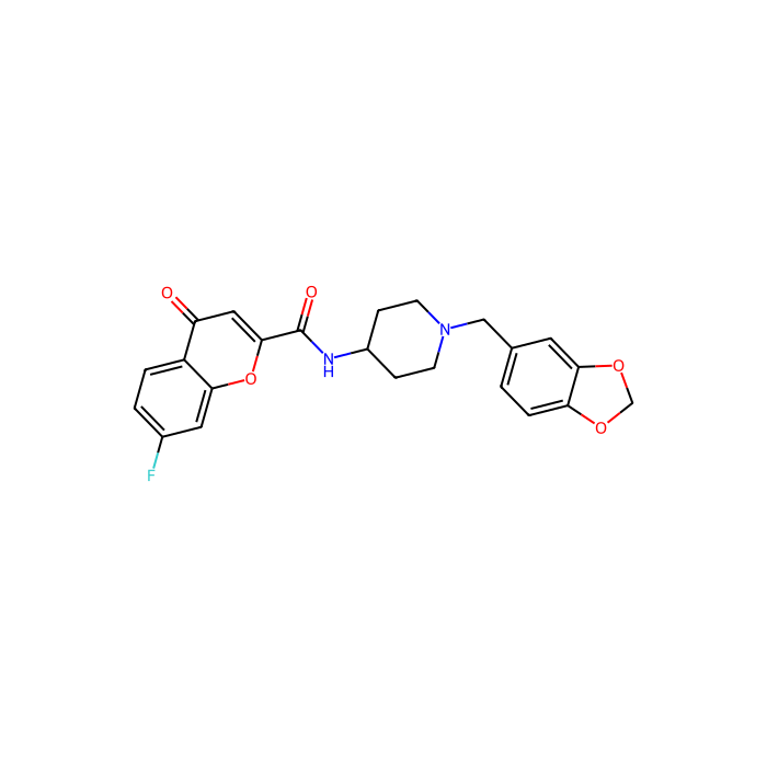 7-fluorochromone-2-carboxamide, MCH 1 受体拮抗剂
