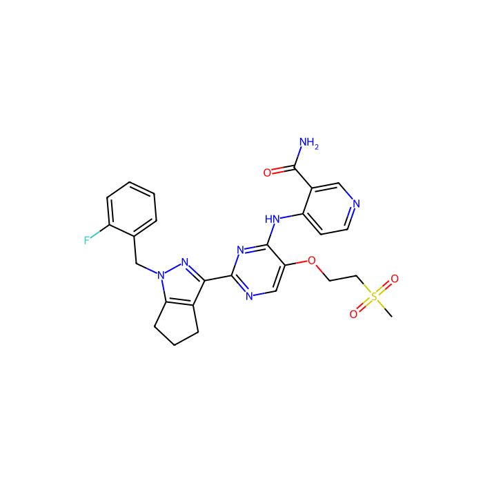 4-[(2-{1-[(2-fluorophenyl)methyl]-1H,4H,5H,6H-cyclopenta[c]pyrazol-3-yl}-5-(2-methanesulfonylethoxy)pyrimidin-4-yl)amino]pyridine-3-carboxamide, BUB1 有丝分裂检查点丝氨酸/苏氨酸激酶抑制剂