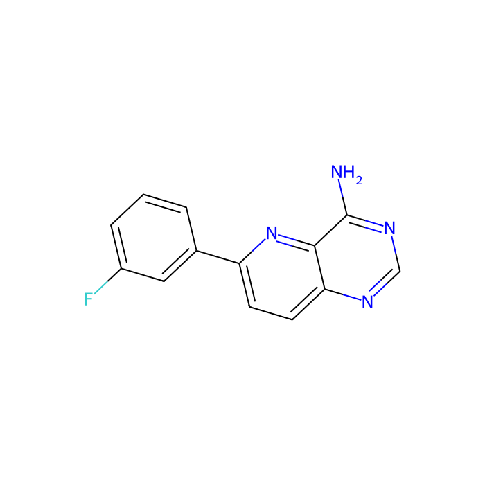 6-(3-fluorophenyl)pyrido[3,2-d]pyrimidin-4-amine, 丝裂原活化蛋白激酶激酶 4 抑制剂